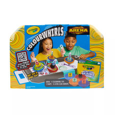Crayola Colourwhirls Spin Art Battle Arena - Fun Gift for Kids 6 