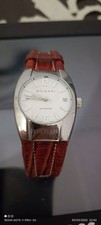Bulgari Ergon EG35S Automatic 35mm Stainless Steel & Leather Watch