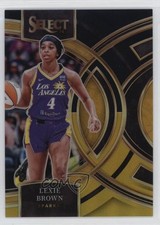 2024 Panini Select WNBA Premier Level Black Gold Prizm /5 Lexie Brown #200 3d3