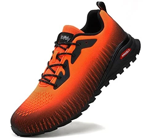 MEN'S TRAIL RUNNING SHOES FASHION HIKING SNEAKERS M903-2E-ORG/BLK-9W