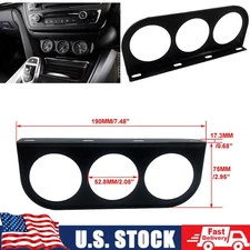 2-1/16" Triple Gauge Meter Mount Bracket Pod Holder 52mm Gauges Dashboard 3 Hole