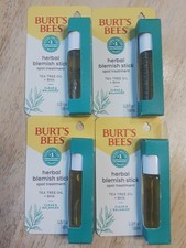 Lot Of 4 Burt's Bees Blemish Stick Spot Treatment Tea Tree Oil  BHA HTF