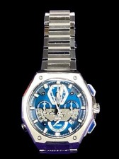 Bulova Precisionist 96B349 X Series Blue Dial Stainless Steel Men  s Watch