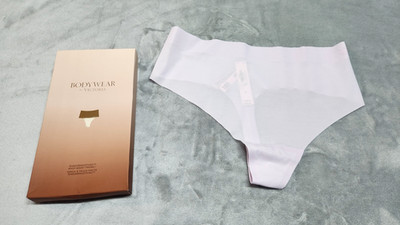 Victoria's Secret Bodywear by Victoria L White Sheer Smoothing High Waist Thong