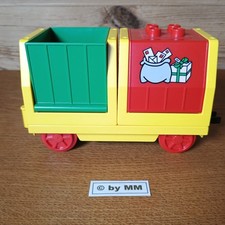 LEGO DUPLO Eisenbahn Waggon Post Pakete Zug Anhänger Zustand sehr gut