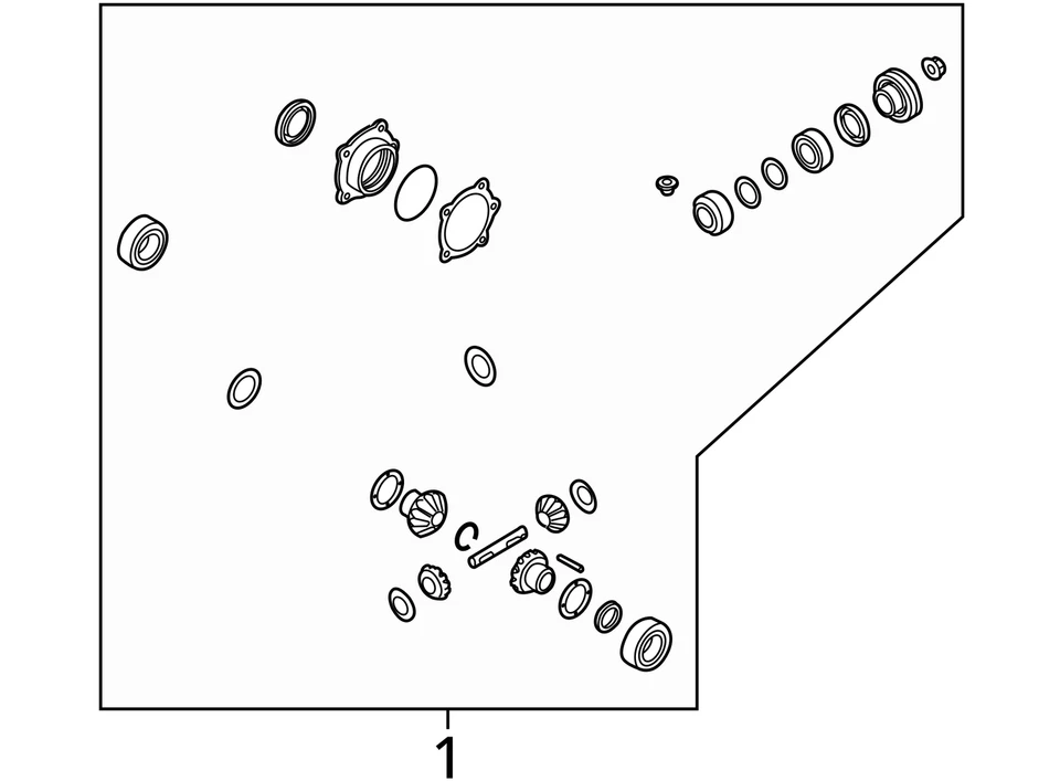 Portador Delantero 3.7L 6 Cilindros Relación 3.692 Se Adapta 09-13 INFINITI FX SERIES 860468 Foto 4 de 4