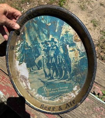 SCHMIDTS OF PHILADELPHIA Beer Tray 12 X 16  Rough But Authentic
