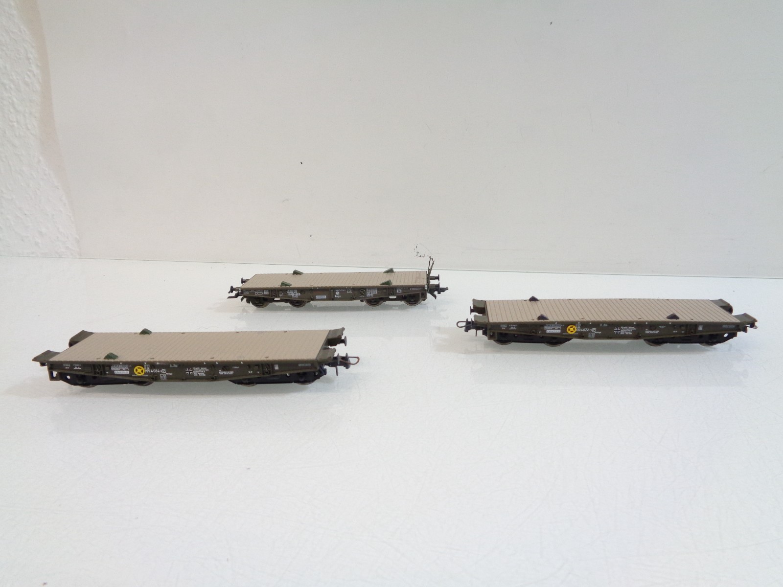 Roco H0 Schwerlastwagen BW 3 Stk. der DB BH2865 o.