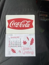NEW 2026 White fishtail  Coke dash calendar