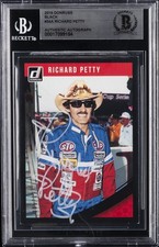 2019 DONRUSS BLACK #34 RICHARD PETTY 5/199 BGS AUTHENTIC AUTO