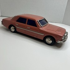 MF-254 China MERCEDES-BENZ 280 Sedan Car Tin Plated Friction 28cm Soft Red MB 80