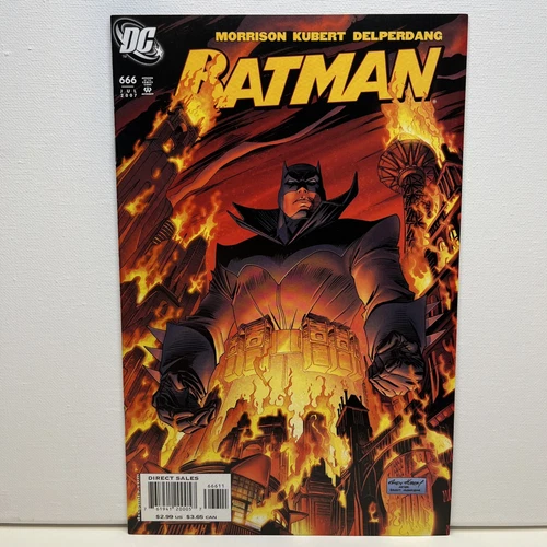 Batman #666: 1st Damian Wayne as Batman & 1st Cameo App. Flamingo - 2007