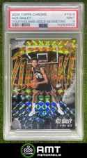 Ace Bailey RC PSA 9 2025-26 Topps Chrome 45/50 Youthquake Geometric Gold 9642