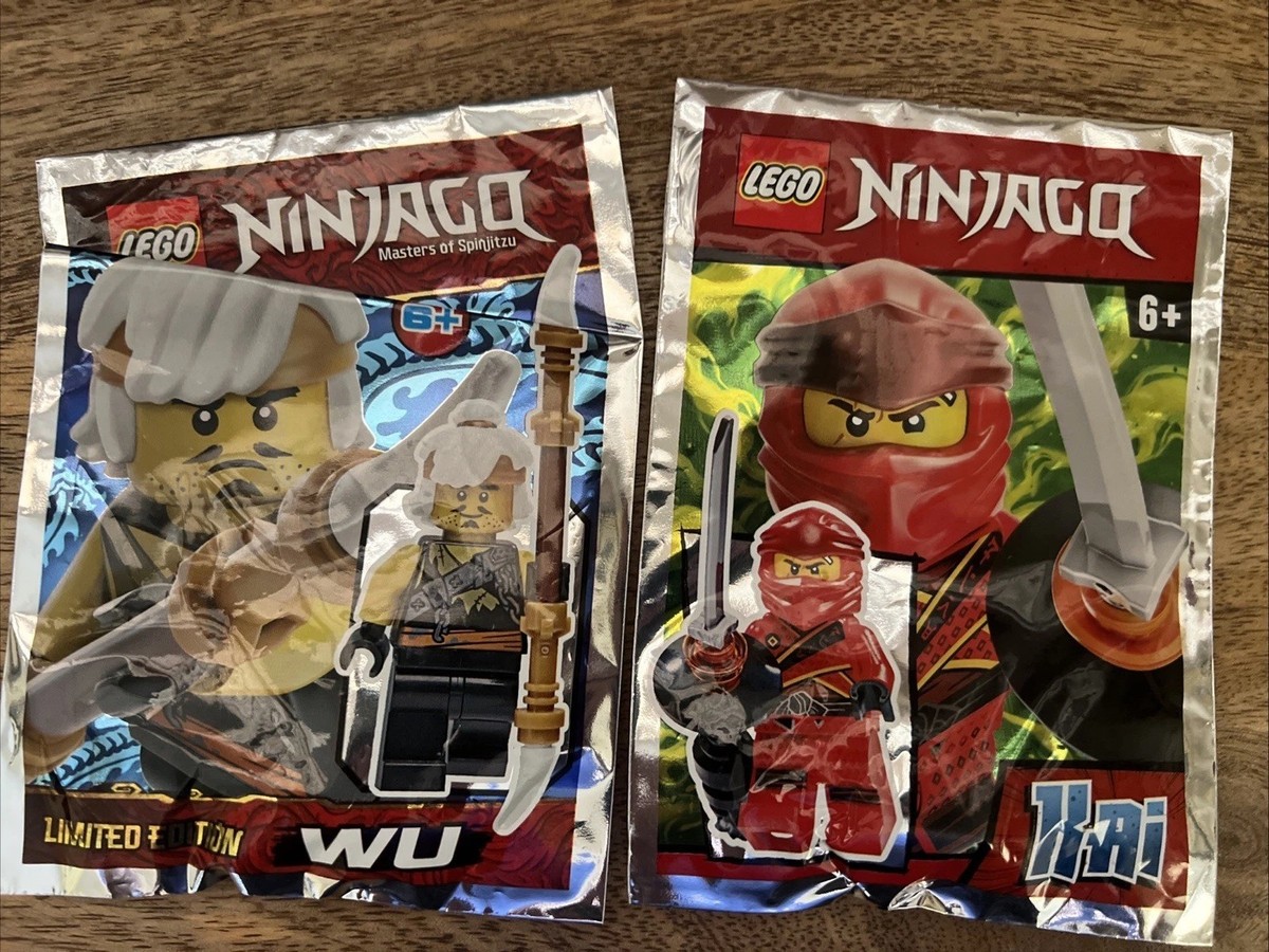 LEGO NinjaGo Wu Limited Edition Foil Pack & Kai Ninja Minifigure