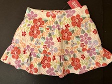 NWT Girls 3 Gymboree TEA GARDEN vintage  06 Cotton Jersey 2-tiered SKIRT SKORT