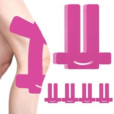 24pcs Kinesiology Tape for Knees Pink Elastic Cotton Sports Athletic Knee Tape