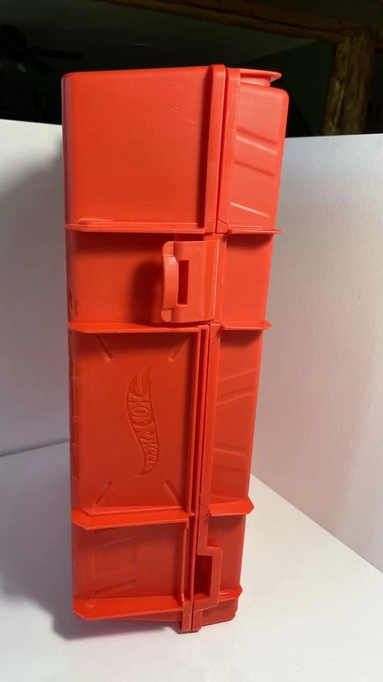 Hot Wheels Race Track Set Builder Unlimited Playset Fuel Can Stunt Box+2 HW Cars - Image 3 of 4