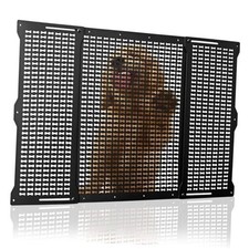 RV Screen Door Protector for Dogs, Adjustable Aluminum Alloy RV Entry Grille