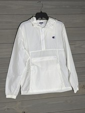 Womens Champion XS Quarter Zip Rain Jacket Runner Core Athletics Windbreaker