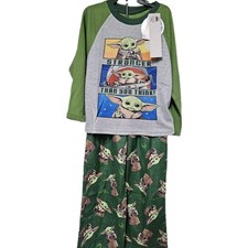 Boys Size 6 Star Wars Yoda 2 pc Pants Pajamas NEW With Tag