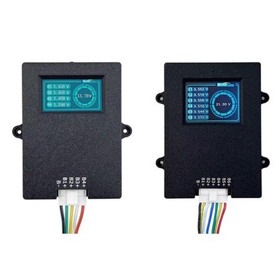 4S/6S 5A Lifepo4 Li-ion LTO Active Battery Equalizer Balancer w/ Voltage Display