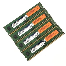 NEW Super Talent 8GB 4x2GB PC3-10600 DDR3 1333MHz DIMM Desktop Memory W1333UA2GS