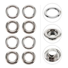 100 Pcs Reusable Brass Curtain Grommets Sliding Eyelet for Home Use