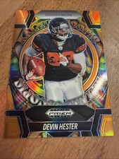 2025 Devin Hester Panini Prizm Black - Kaleidoscopic Orange Silver Holo /49🔥