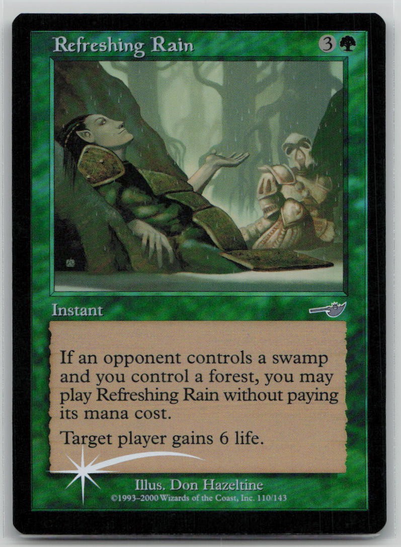 Refreshing Rain [Nemesis - 110] Near Mint Foil Uncommon Magic