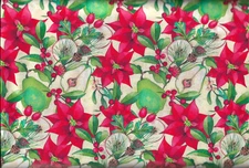45" 100% cotton Christmas fabric "Peppermint Christmas" by Quilting Treasures