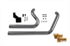 Wyatt Gatling Drag Exhaust Pipe Set Short Stuff Style for Harley-Davidson