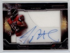 2015 Justin Hardy Topps Strata Clear Cut Relic  Auto  RC #CCAP-JHA (21C2065)