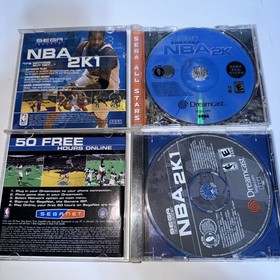 2 Sega Sports DreamCast NBA 2K In 2K 1 Allen Iverson Video Game