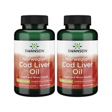 Swanson Cod Liver Oil - Wellness Supplement Promoting 360 Count Pack of 1 