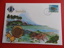 *Numisbrief Seychellen mit 1 Rupee 1982*  (ALB37)