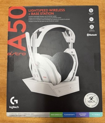 New Logitech Astro A50 White 939-002229 Wireless Gaming Headset Multi-Platform