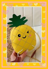 Super Cute Pineapple Purse With Adjustable Strap 