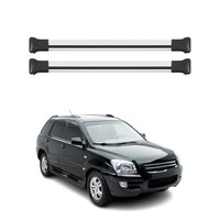 DachträGer GrundtäGer FüR Kia Sportage JE 2004-2010 75Kg Aluminium Silber 2 Tlg