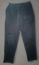 Vintage 1990s N.E.Wear San Francisco Elastic Pull On Black M Casual Lounge Pants