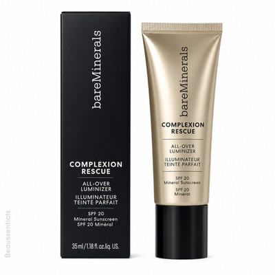 bareMinerals Complexion Rescue All-Over Luminizer SPF 20 Pink Petal 35 mL | NIB