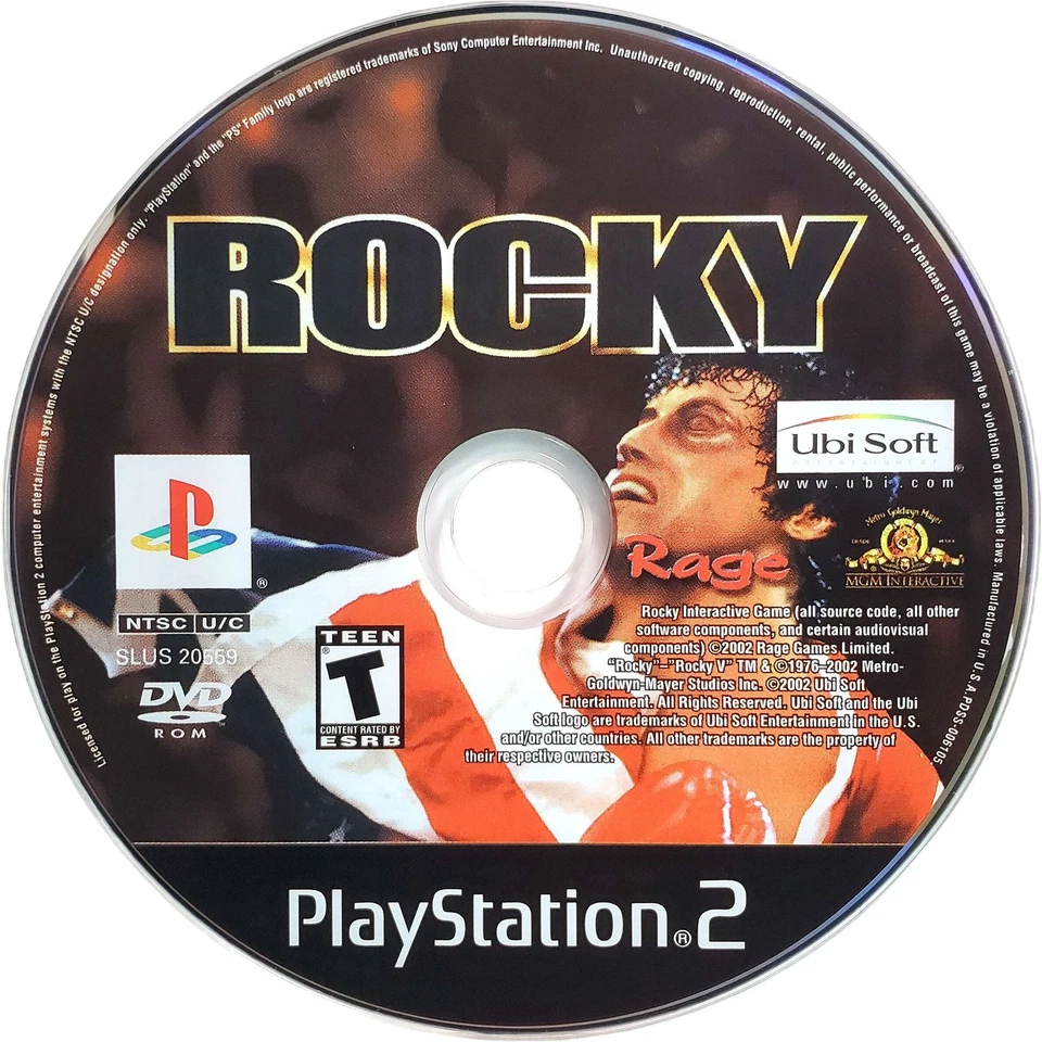 Rocky - Sony Playstation 2 PS2 Pristine Tested Authentic 1Y Guarantee - Image 3 of 4