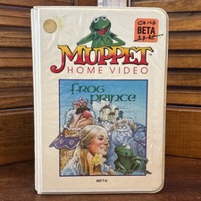 Jim Henson's Muppet Home Video, Frog Prince, Betamax not VHS - RARE