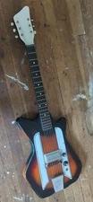 Airline electric guitar, Jetsons. Vintage. 1960s, Supro, National