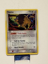Pokémon Karte Tauros 12/100 Holo Rare EX Crystal Guardians LP -- L19