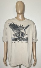 Harley Davidson Men Beige Sturgis South Dakota T-Shirt 2XL Short Sleeve