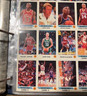 1990 Panini NBA Stickers MICHAEL JORDAN LARRY BIRD Uncut Sheet Ewing Barkley NM