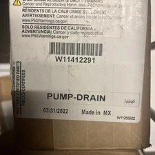 W11412291 for Whirlpool Dishwasher Pump Motor W11035709 Exact Replacement Part