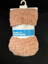 Room Essentials Sherpa Body Pillow Cover 20" x 50" Machine Wash NEW