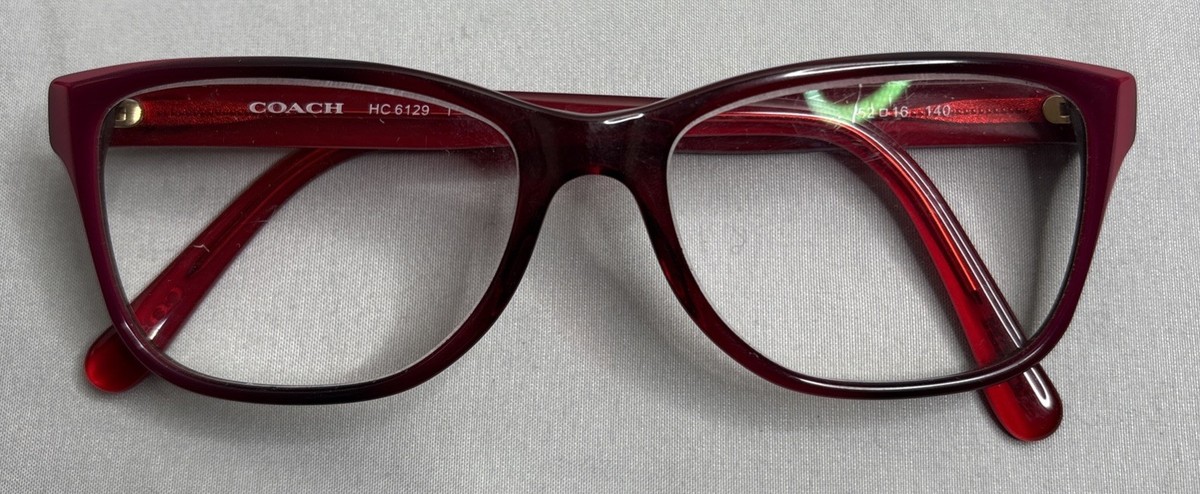 Coach New York HC6129 5532 Berry Laminate Eyeglasses Frame  display picture 1