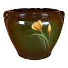 McCoy Loy-Nel-Art 1900s Pottery Standard Glaze Crocus Jardiniere Planter 205